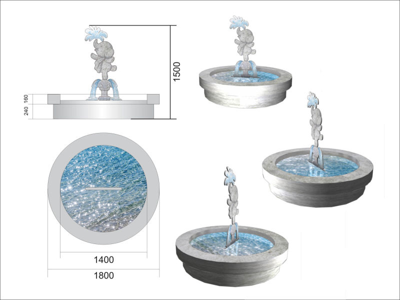 #3D Fountain, #Проект 3D Фонтана